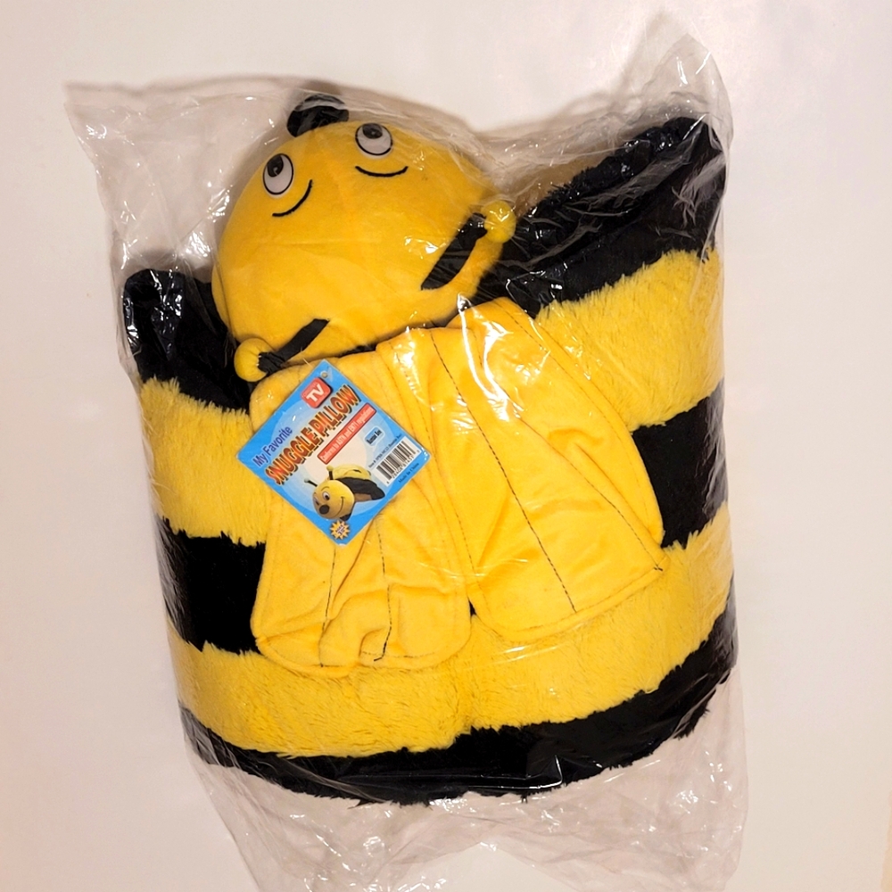 Bumblebee snuggle pillow